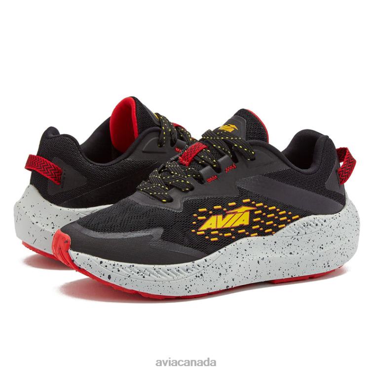 Avi-Storm Boy Avia Black/Red/Yellow 0LZJN82 Athletic Sneakers