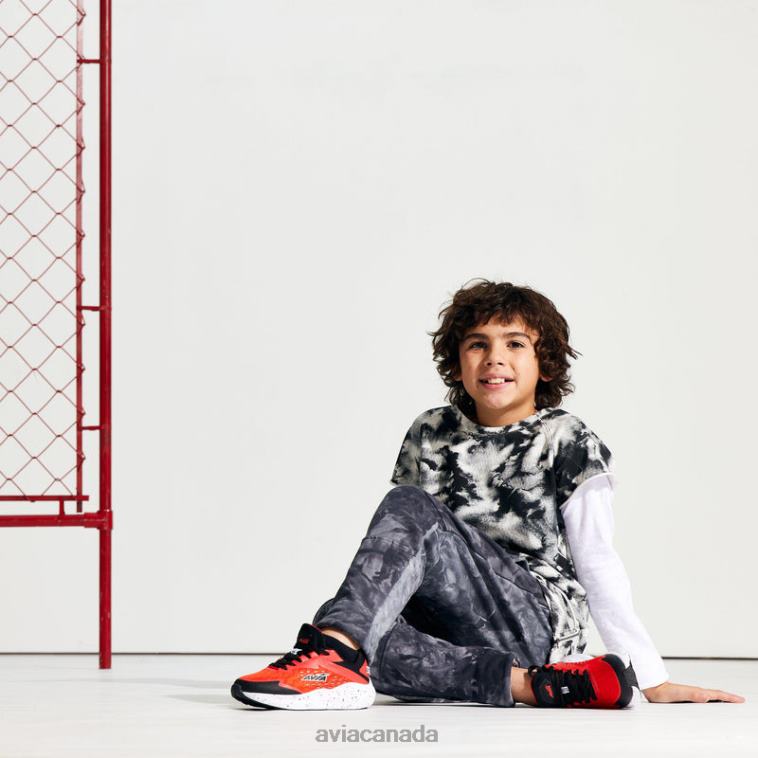 Avi-Storm Boy Avia Black/Red/Yellow 0LZJN82 Athletic Sneakers