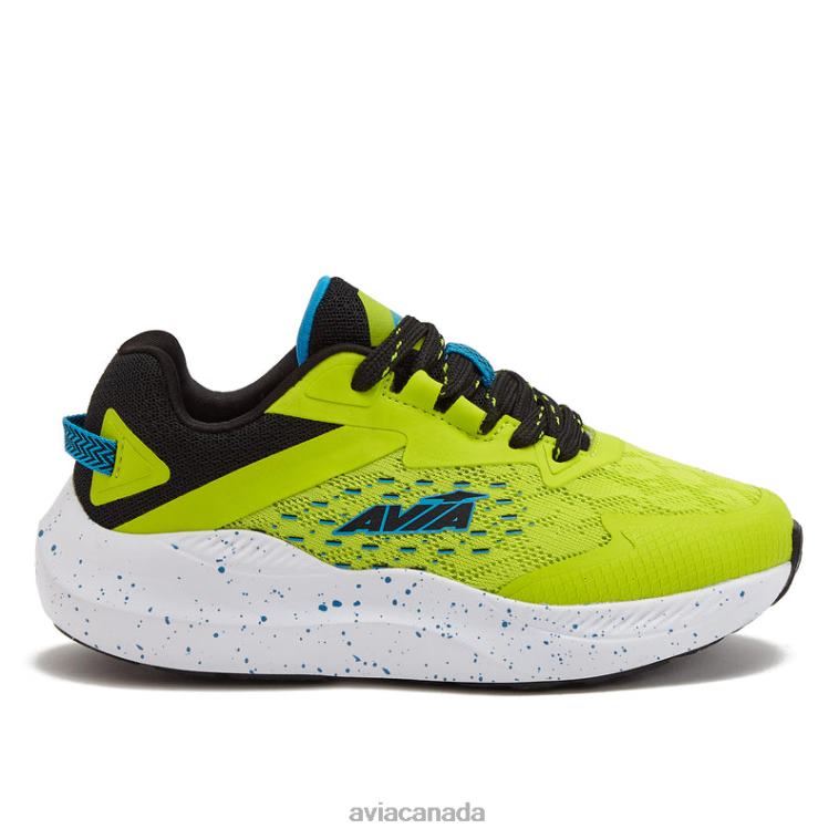 Avi-Storm Boy Avia Light Green/Black/Aqua Blue 0LZJN83 Athletic Sneakers