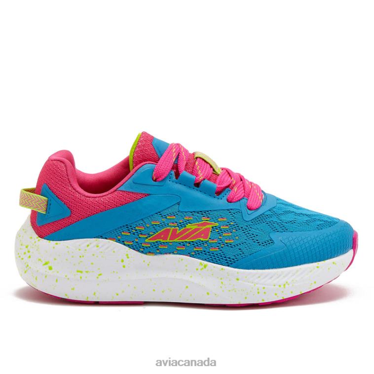 Avi-Storm Girl Avia Aqua Blue/Dark Pink/Light Green 0LZJN95 Athletic Sneakers