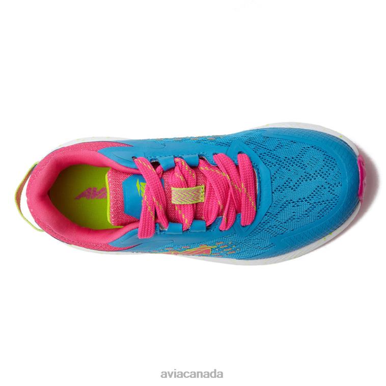 Avi-Storm Girl Avia Aqua Blue/Dark Pink/Light Green 0LZJN95 Athletic Sneakers