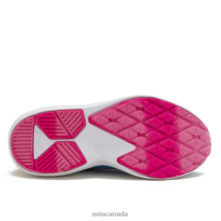 Avi-Storm Girl Avia Aqua Blue/Dark Pink/Light Green 0LZJN95 Athletic Sneakers