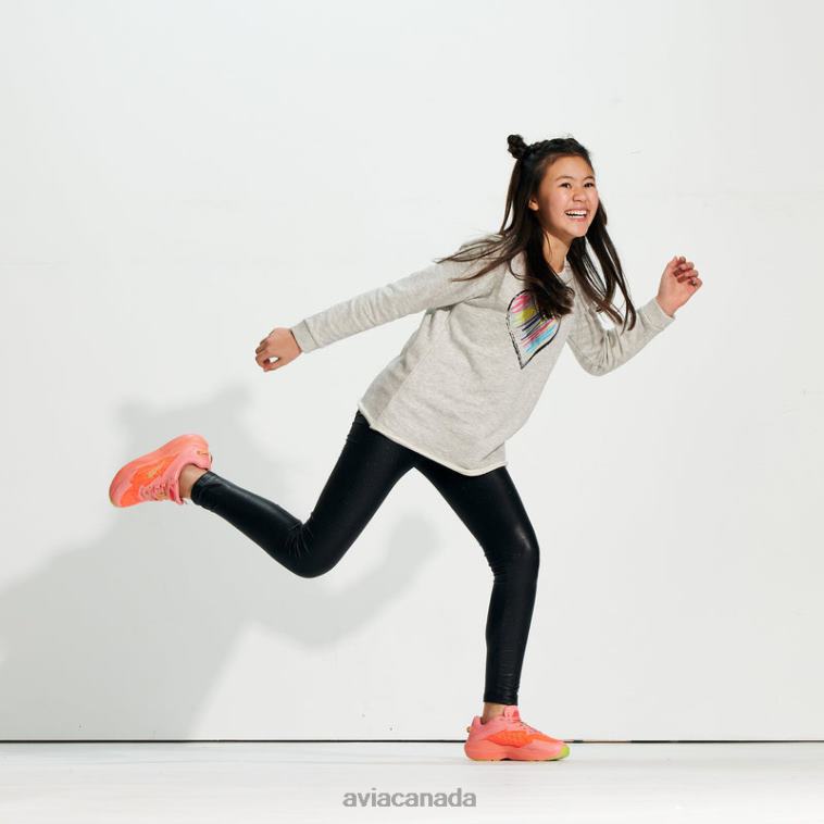 Avi-Storm Girl Avia Aqua Blue/Dark Pink/Light Green 0LZJN95 Athletic Sneakers