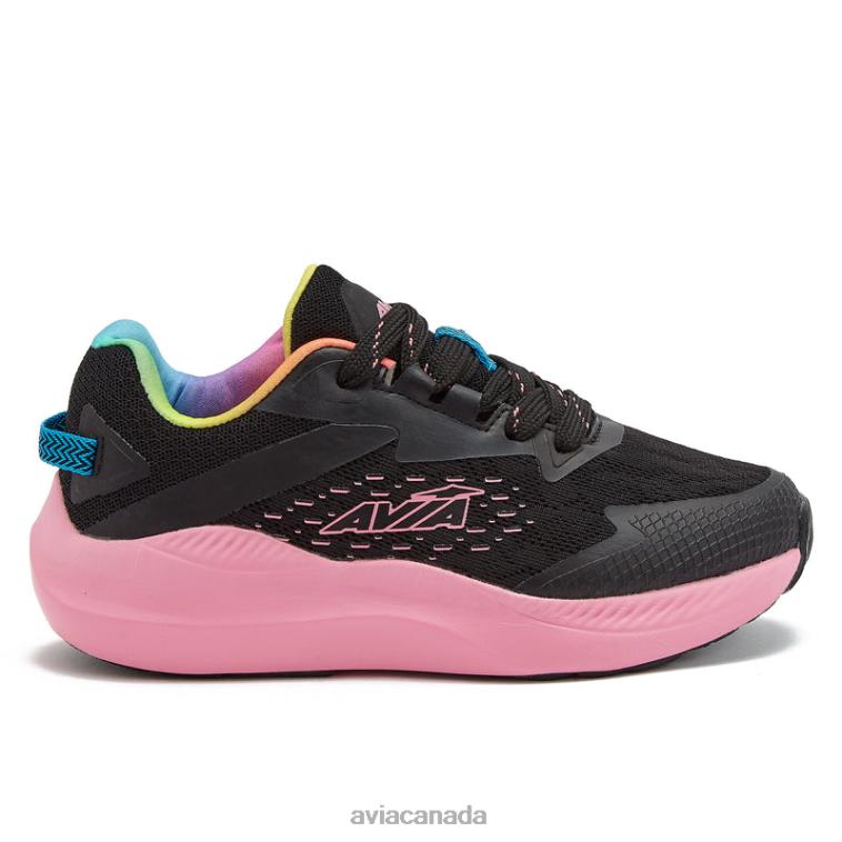 Avi-Storm Girl Avia Black/Dark Pink/Multicolor 0LZJN96 Athletic Sneakers