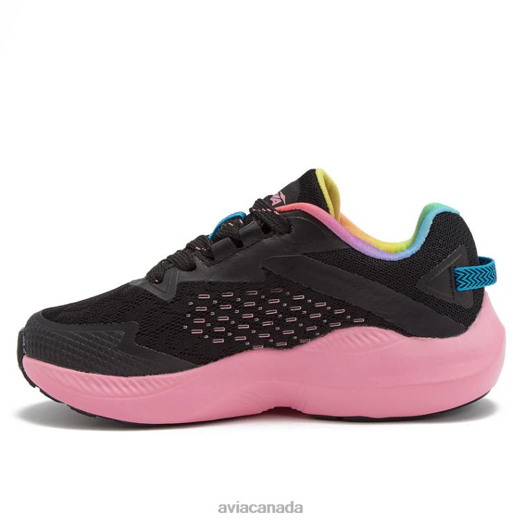 Avi-Storm Girl Avia Black/Dark Pink/Multicolor 0LZJN96 Athletic Sneakers