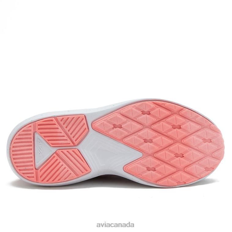 Avi-Storm Girl Avia Medium Grey/Light Pink/Teal Green 0LZJN97 Athletic Sneakers