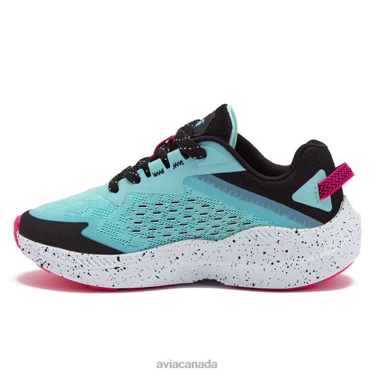 Avi-Storm Girl Avia Teal Green/Dark Pink 0LZJN94 Athletic Sneakers