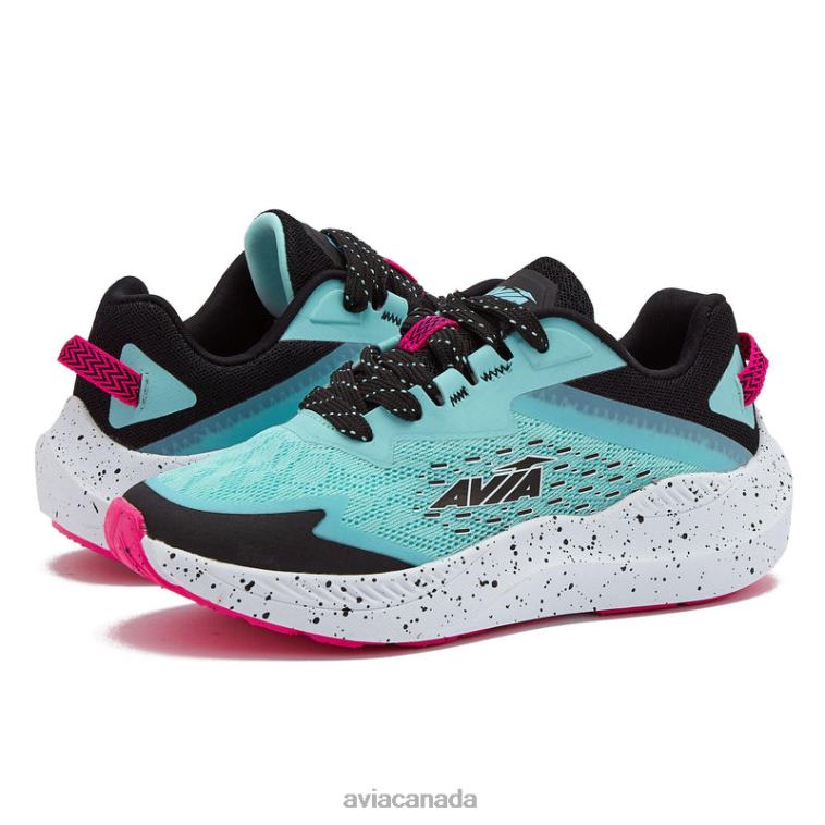 Avi-Storm Girl Avia Teal Green/Dark Pink 0LZJN94 Athletic Sneakers