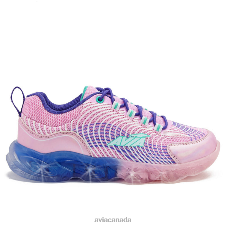 Avi-Ignite Girl Avia Light Pink/Teal Green 0LZJN105 Light Up Sneakers