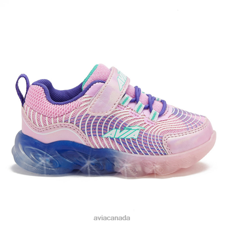 Toddler Avi-Ignite Girl Avia Light Pink/Teal Green 0LZJN108 Light Up Sneakers