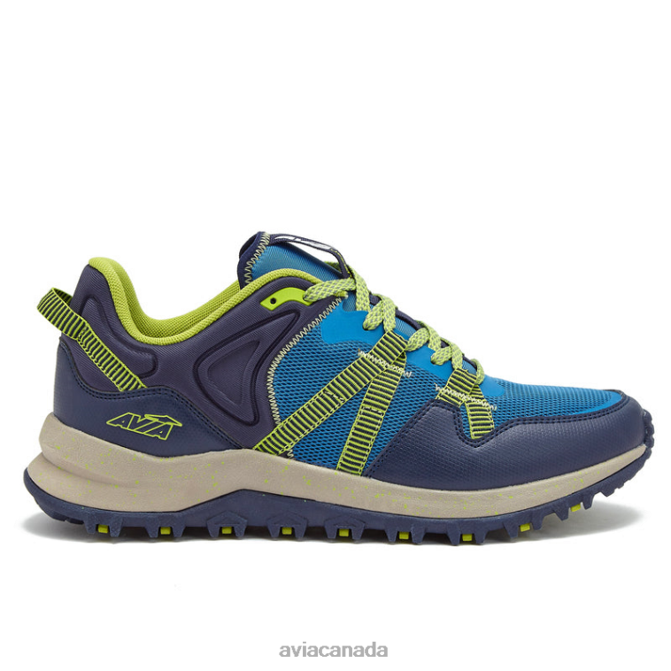 Avi-Upstate Men Avia Medium Blue/Navy Blue/Light Green 0LZJN70 Hiking