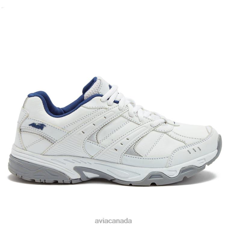 Avi-Verge Women Avia Bright White/Chrome Grey 0LZJN38 Cross Training