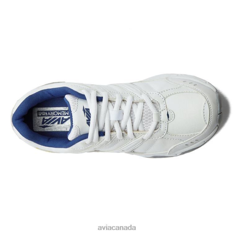 Avi-Verge Women Avia Bright White/Chrome Grey 0LZJN38 Cross Training