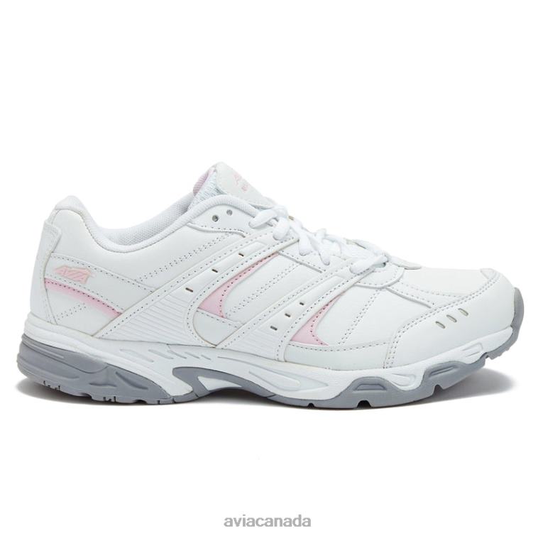 Avi-Verge Women Avia Bright White/Silver/Steel Grey 0LZJN37 Cross Training
