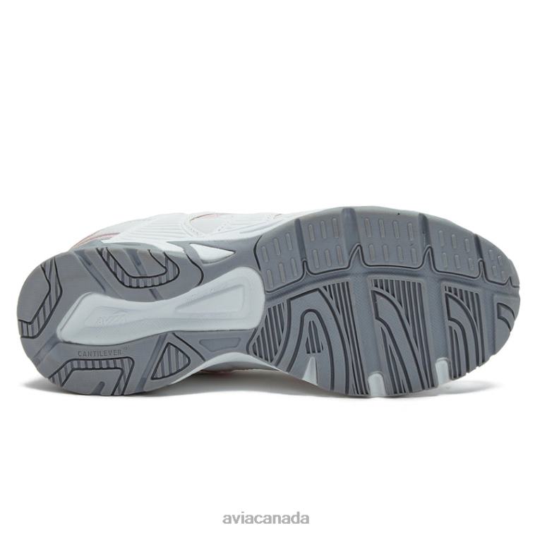 Avi-Verge Women Avia Bright White/Silver/Steel Grey 0LZJN37 Cross Training