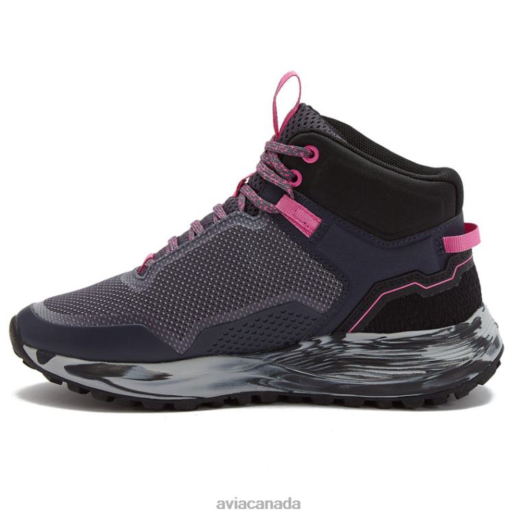 Avi-Grit Women Avia Dark Grey/Dark Pink/Medium Grey 0LZJN3 Hiking