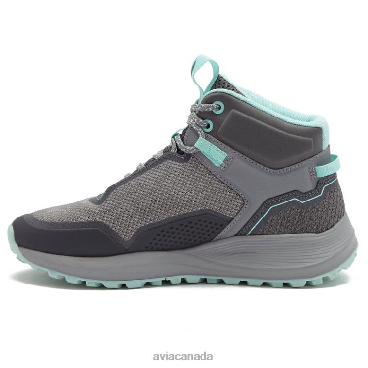 Avi-Grit Women Avia Dark Grey/Medium Grey/Teal Green 0LZJN2 Hiking