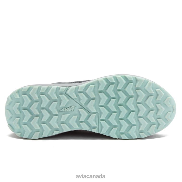 Avi-Grit Women Avia Dark Grey/Medium Grey/Teal Green 0LZJN2 Hiking