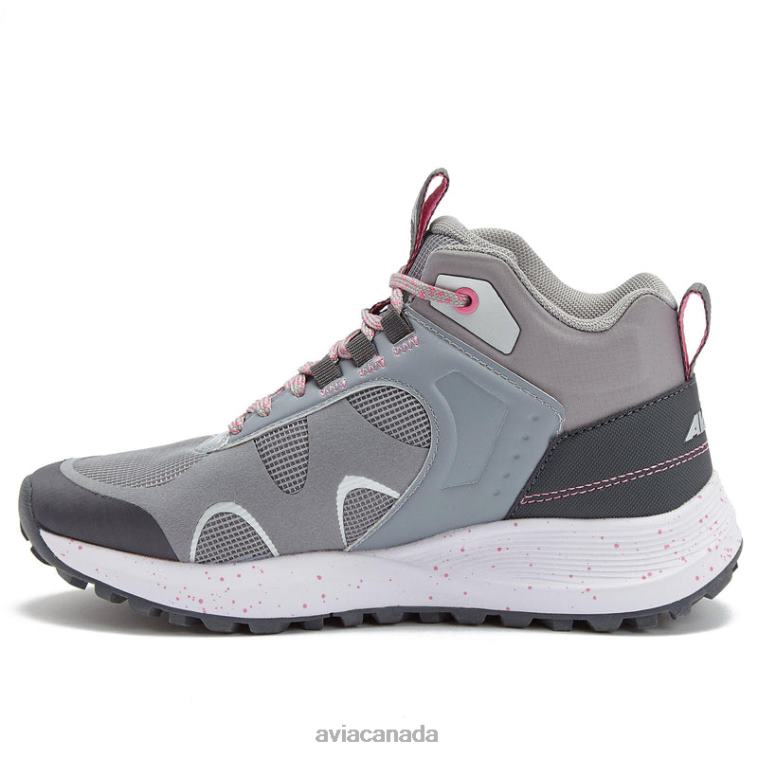 Avi-Vamp Women Avia Medium Grey/Dark Pink/Silver Grey 0LZJN5 Hiking