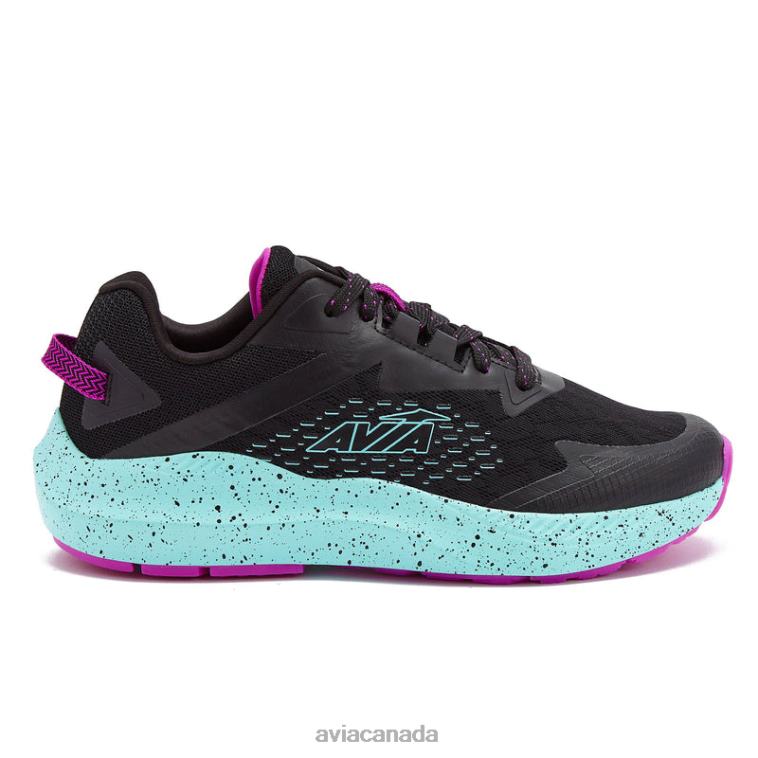 Avi-Storm Women Avia Black/Teal Green/Dark Purple 0LZJN25 Running