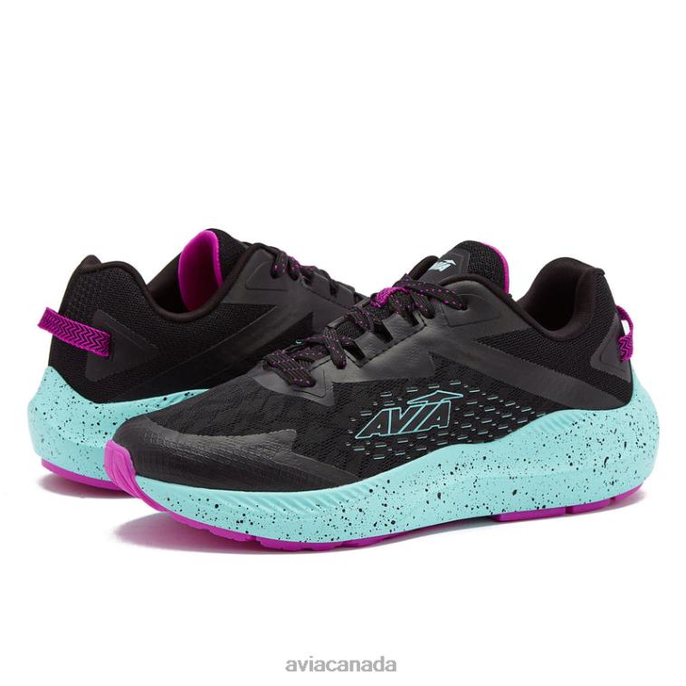 Avi-Storm Women Avia Black/Teal Green/Dark Purple 0LZJN25 Running