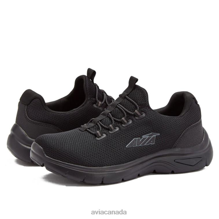 Avi-Junction Women Avia Black/Dark Grey/Silver Grey 0LZJN18 Sneakers