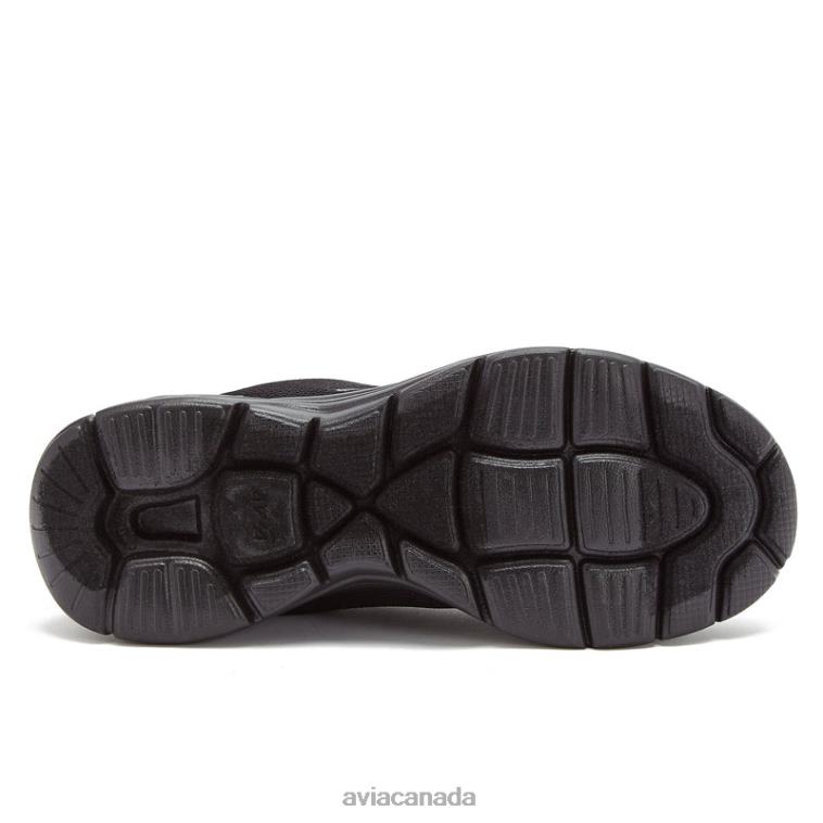 Avi-Junction Women Avia Black/Dark Grey/Silver Grey 0LZJN18 Sneakers