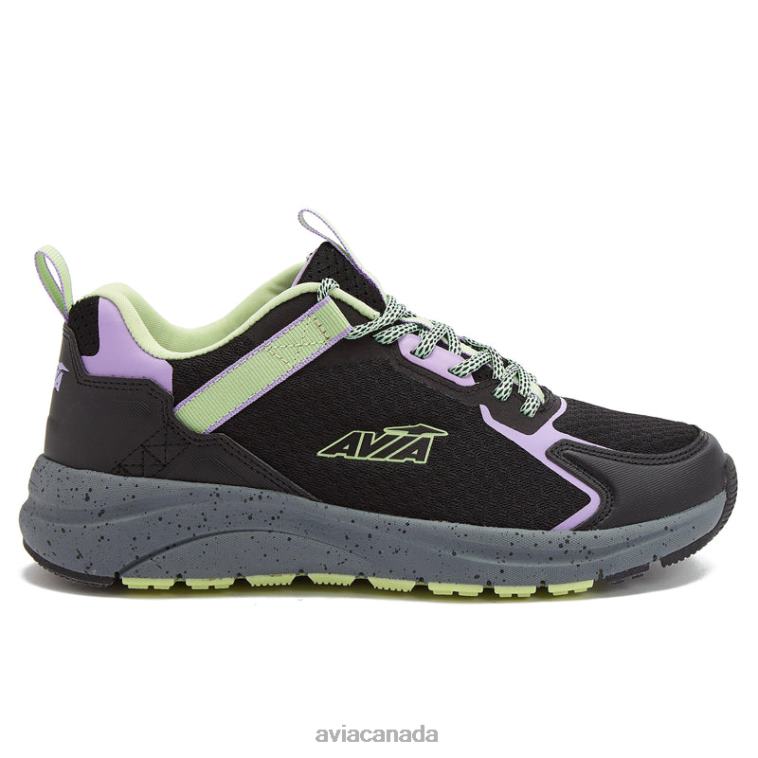 Avi-Canyon Women Avia Black/Light Purple/Light Green 0LZJN9 Trail & Walking