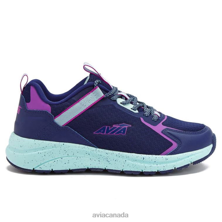 Avi-Canyon Women Avia Navy Blue/Teal Green/Dark Purple 0LZJN11 Trail & Walking