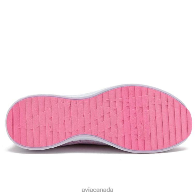 Avi-Helix Women Avia Silver Grey/Dark Pink 0LZJN29 Trail & Walking